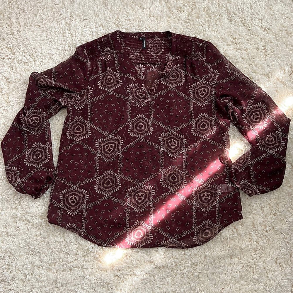 Maurices long sleeve blouse size XL